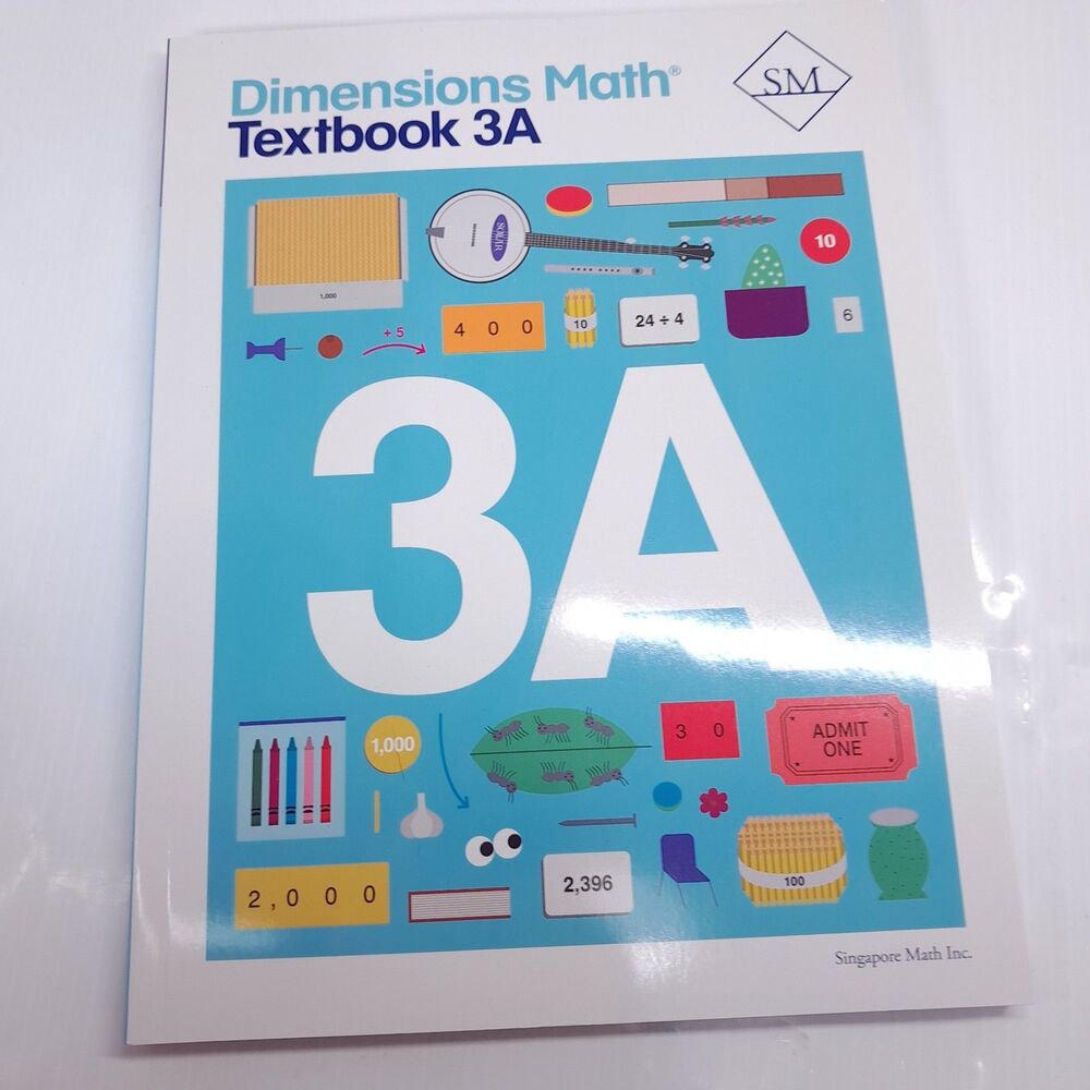 NEW Singapore Dimensions Math textbook 3A 3 A homeschool school mathematics book
